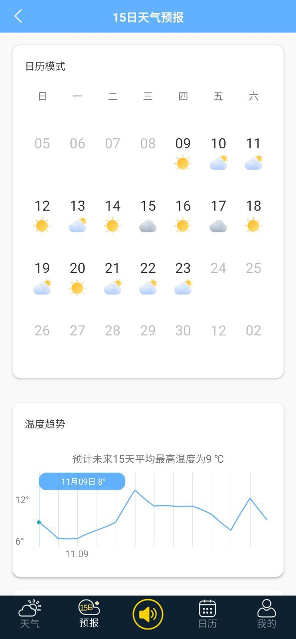天气预报