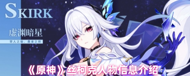 《原神》丝柯克角色全面解析与背景揭秘