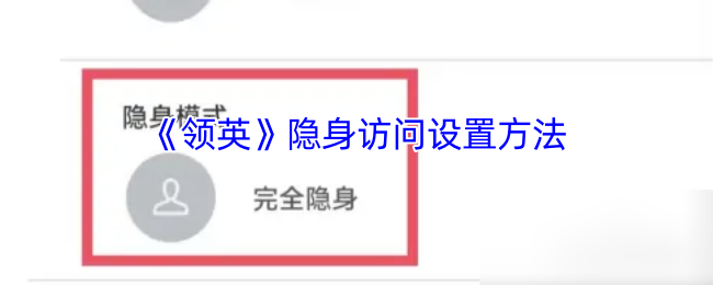 《天天招聘》隐身模式访问技巧详解